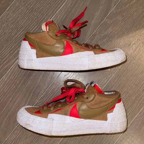 Nike Sacai Blazer Low - British Tan - Picture 1 of 3